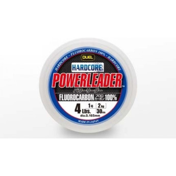 Леска YO-ZURI DUEL HARDCORE POWERLEADER FC FLUOROCARBON100% 50m 40Lbs/19Kg (0.570mm)