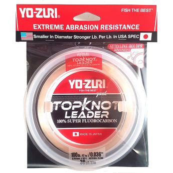 Леска YO-ZURI TOPKNOT LEADER FLUOROCARBON 100%30YDS 25Lbs (0.435mm)